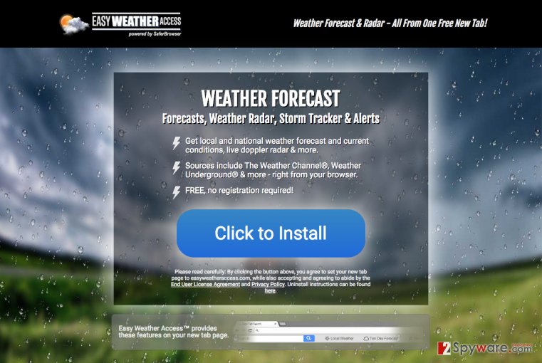 easy weather software for mac